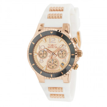 Relógio Feminino Invicta BLU - 39mm, branco, ouro rosa (36910)